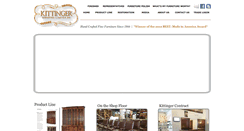 Desktop Screenshot of kittingerfurniture.com